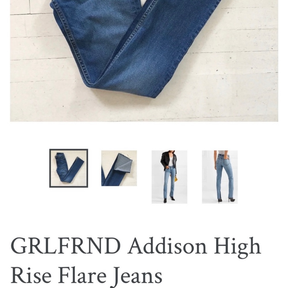 GRLFRND brand jeans. The Addison. Size 29. Fits like a 28.
